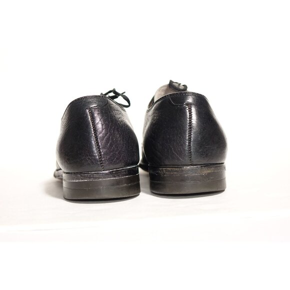 Vintage E.T. Wright Arch Preserver Black Pebble Grain Leather Oxfords Shoes Men\'